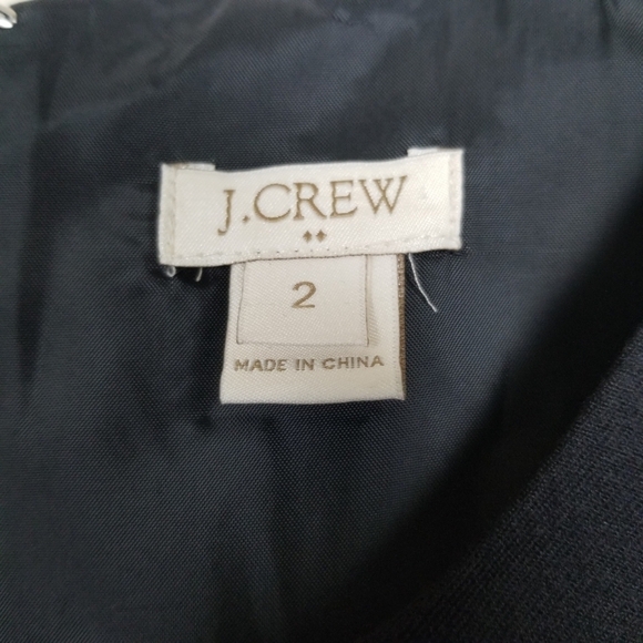 J Crew Factory Sleeveless Black Dress Size 2 - Picture 5 of 6